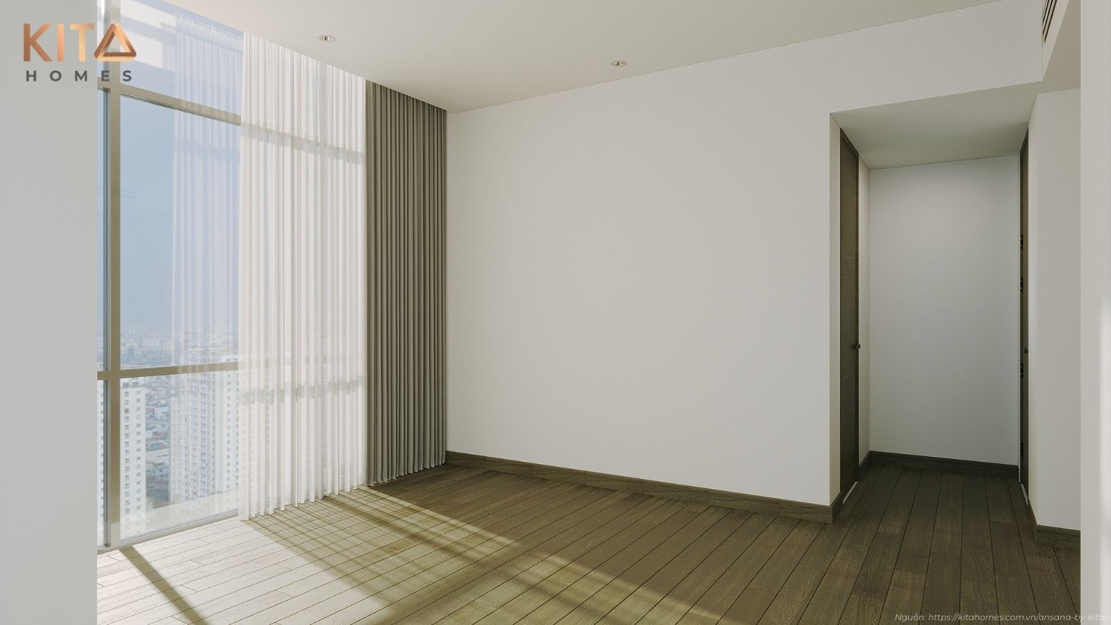 Hầm rượu vang đẳng cấp bên trong căn hộ Penthouse Ansana by Kita