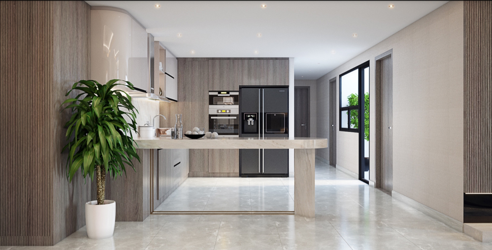 Ansana By Kita Hình ảnh nội thất phòng bếp dự án Ansana by Kita Võ Văn Kiệt