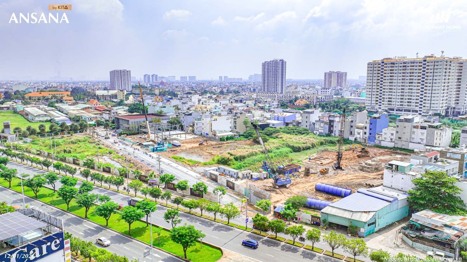 Tiến độ xây dựng Căn hộ Chung cư Ansana By Kita Võ Văn Kiệt - Bình Tân