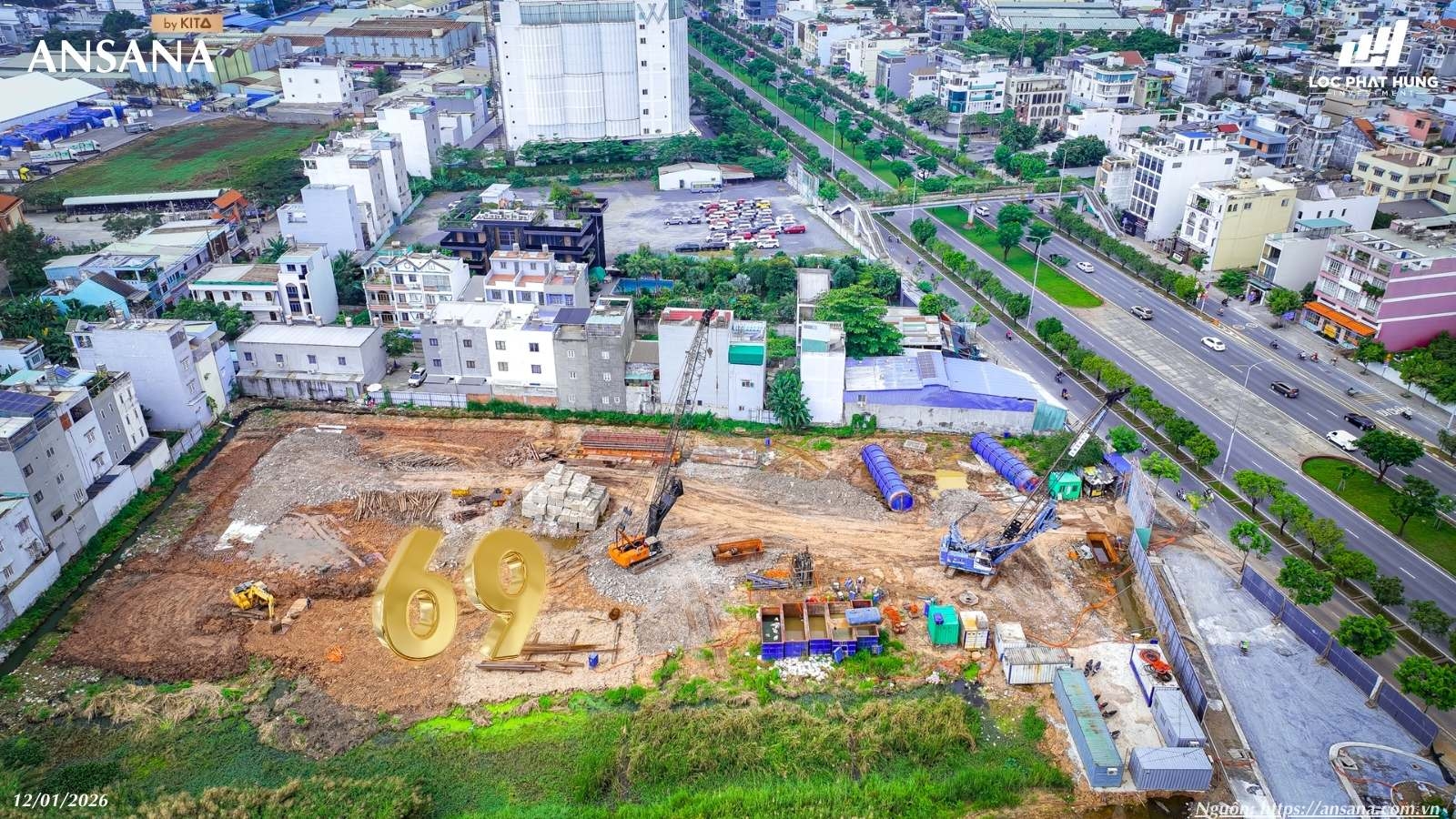 Tiến độ xây dựng Căn hộ Chung cư Ansana By Kita Võ Văn Kiệt - Bình Tân