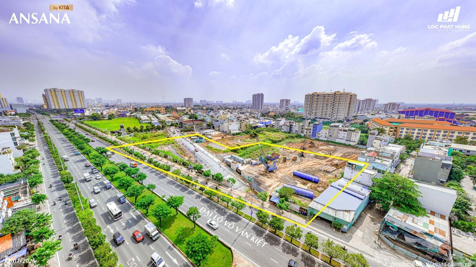 Tiến độ xây dựng Căn hộ Chung cư Ansana By Kita Võ Văn Kiệt - Bình Tân