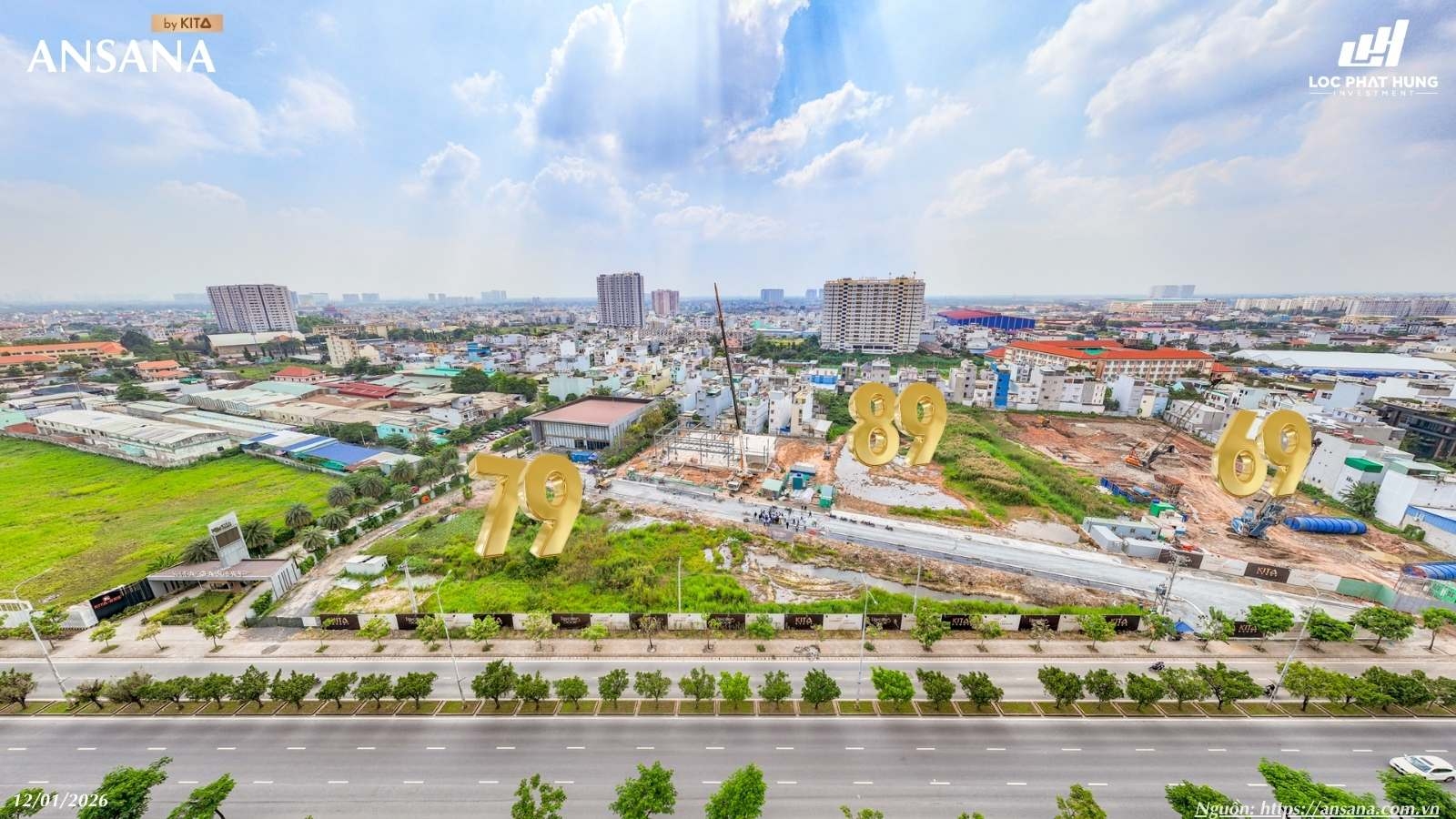 Tiến độ xây dựng Căn hộ Chung cư Ansana By Kita Võ Văn Kiệt - Bình Tân