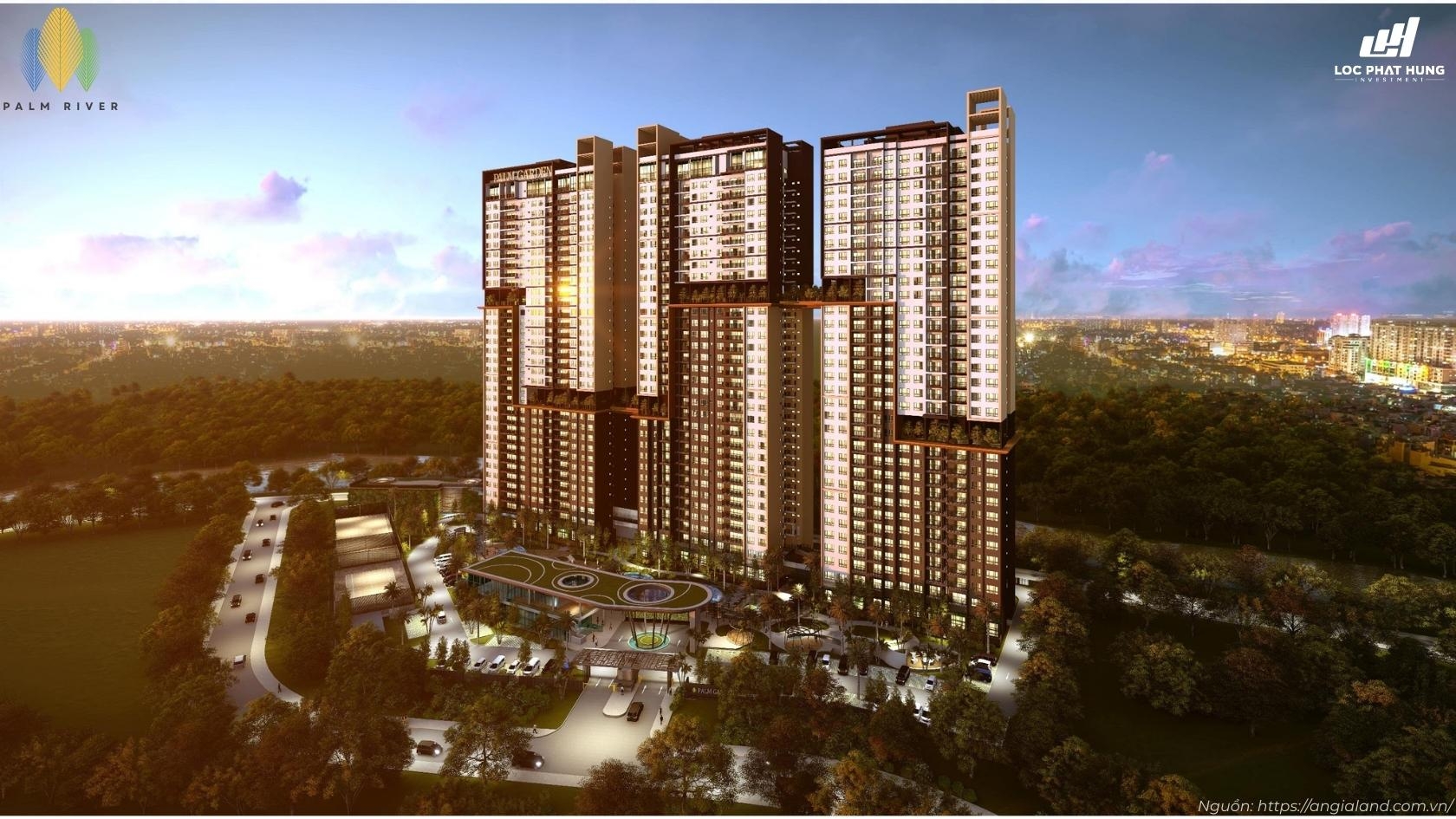 Tổng Thể Dự án Căn Hộ Palm River Quận 2, Phường An Phú