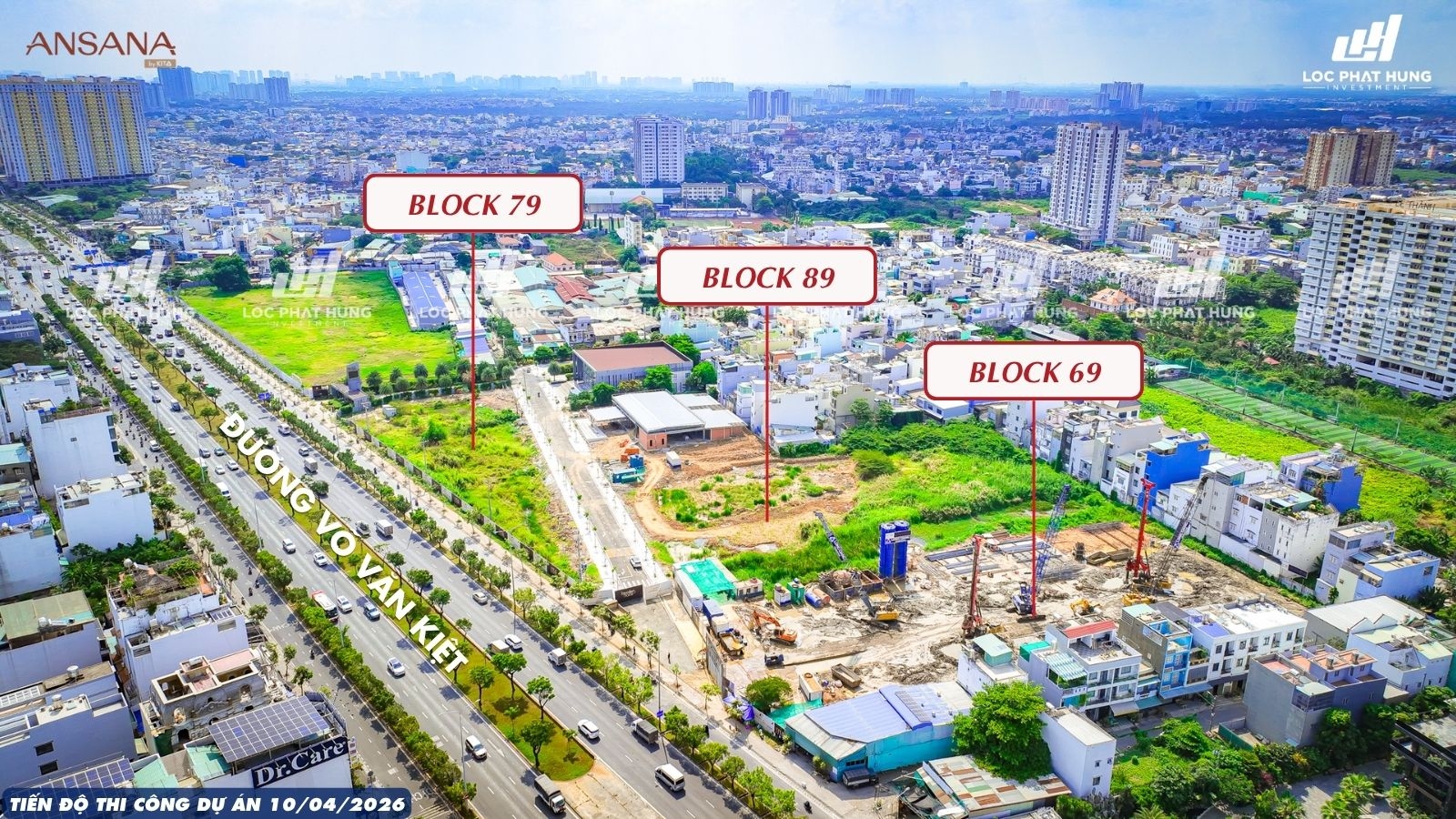 Cập nhật hình ảnh thực tế tiến độ thi công dự án Ansana By Kita ngày 10/04/2026